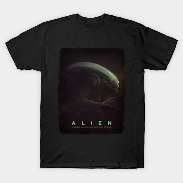 Alien Xenomorph T-Shirt by Scud"